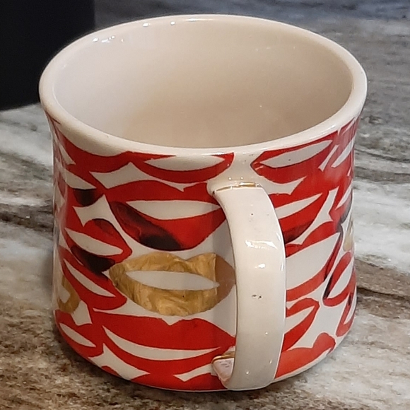 Anthropologie Kate Roebuck lip mug cup - Picture 3 of 7